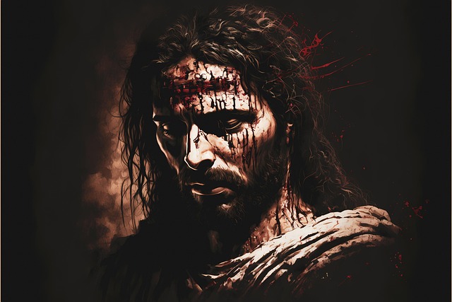 Free ai generated jesus christ religious art illustration