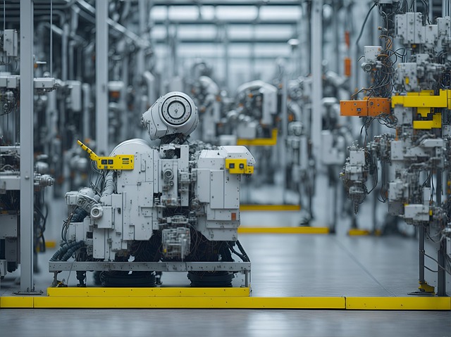 Free ai generated factory machine illustration