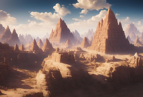 Ørken, Pyramider, Rejse Igennem, Sand