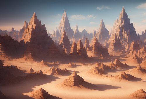 Ørken, Pyramider, Rejse Igennem, Sand