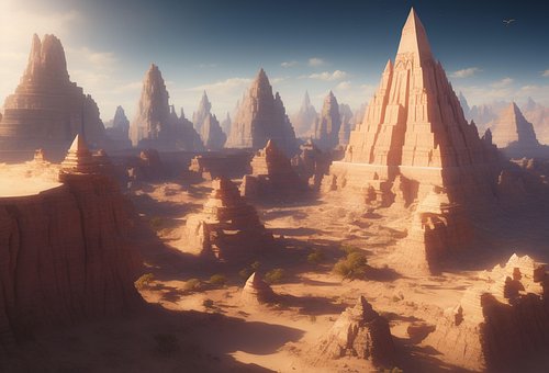 Ørken, Pyramider, Rejse Igennem, Sand