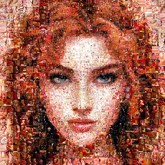 Free Woman Mosaic photo and picture