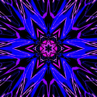 Free Kaleidoscope Stretched photo and picture