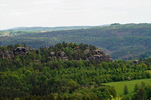 Free Schrammsteine Elbe Sandstone Mountains photo and picture