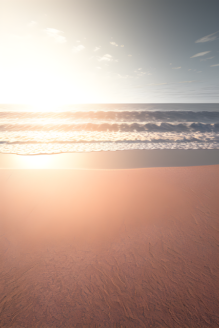 Free ocean sand beach illustration