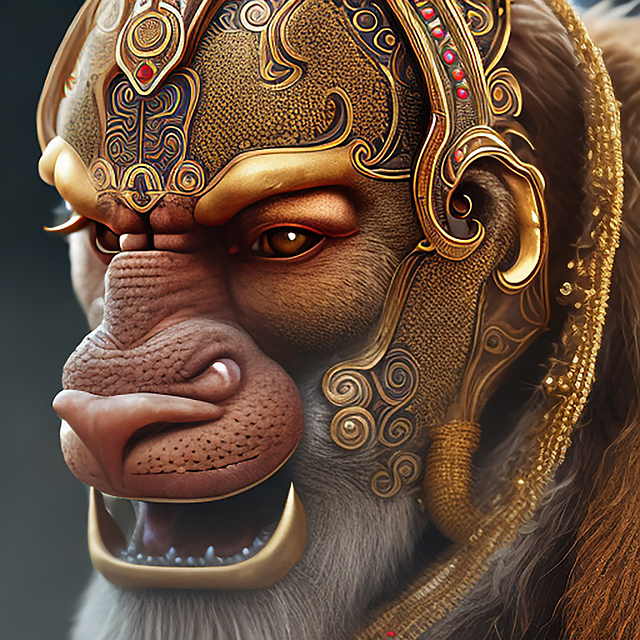 Free Hanuman India illustration and picture