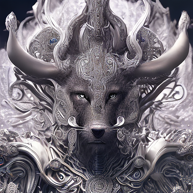 Free Goat Horns illustration and picture