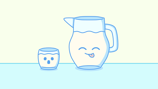 Free milk lemonade soft drink illustration