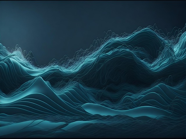 Free ai generated wave flow illustration