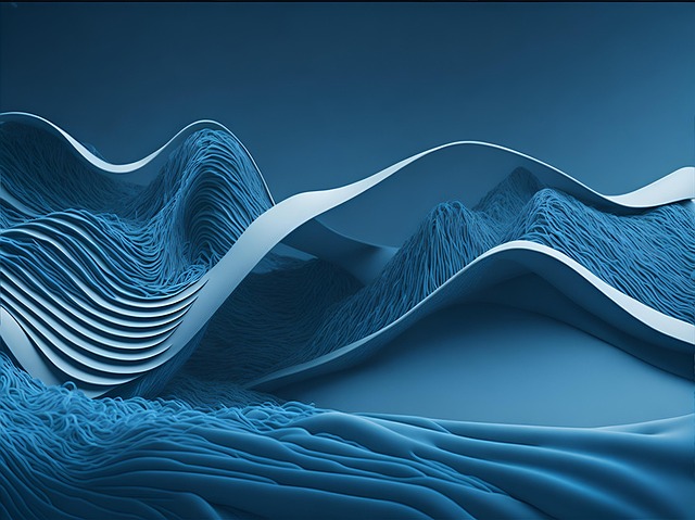 Free ai generated nature wave illustration