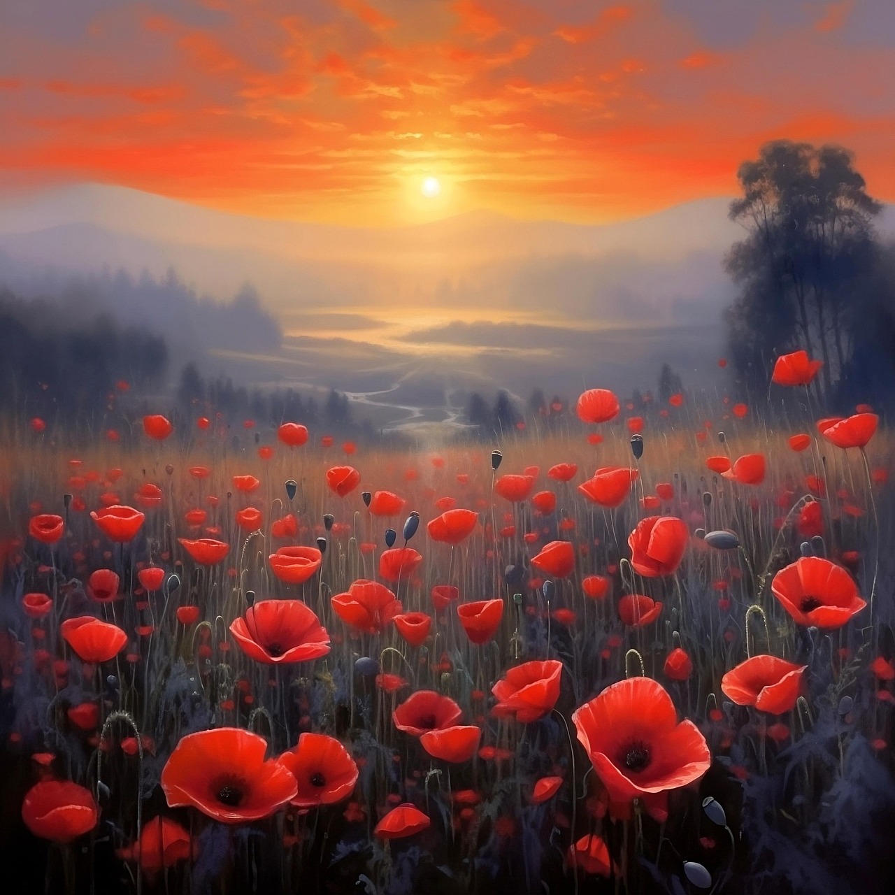 Coquelicots Champ Paysage - Image gratuite sur Pixabay - Pixabay