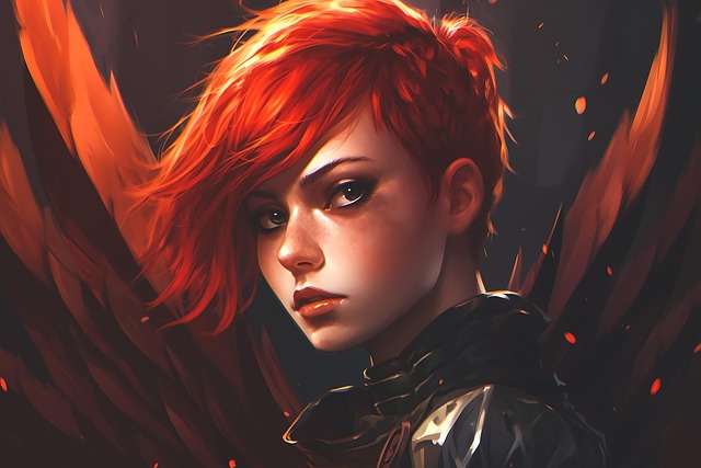 Free ai generated woman superhero illustration