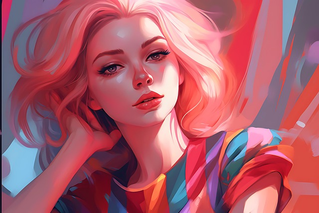 Free ai generated woman superhero illustration