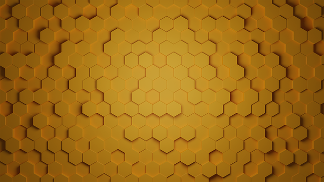Free background hexagon pattern illustration