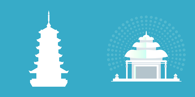 Free Temple Building vector and picture