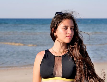 Sommer, Teenager, Mädchen, Bikini