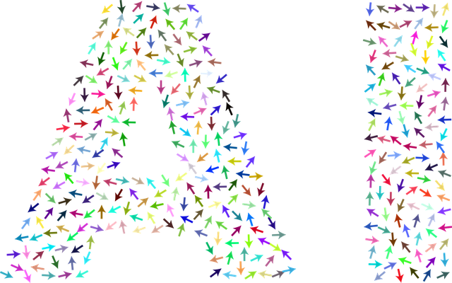 Free artificial intelligence ai arrows vector