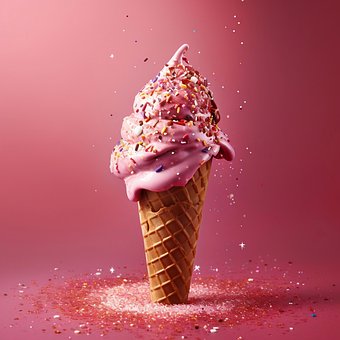 Free Ice Cream Cone illustration and picture