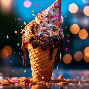 Free Ice Cream Cone illustration and picture