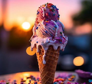 Free Ice Cream Cone illustration and picture