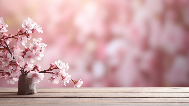 Pinke Blumen, Kirschblüten, Blumen