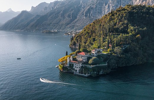 Lago, Lago De Como, Itália, Agua
