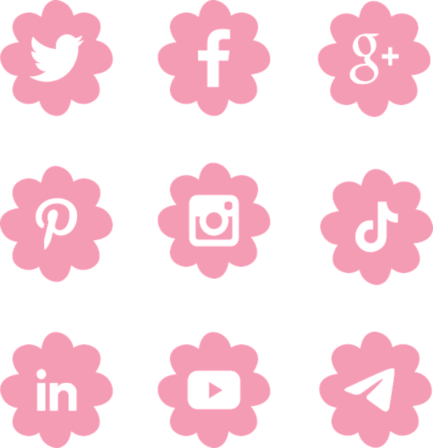 Free social media icons icon set illustration