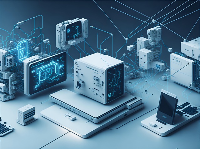 Free ai generated technology computer illustration