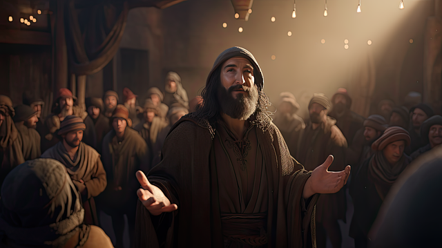 Free ai generated christianity jesus christ illustration