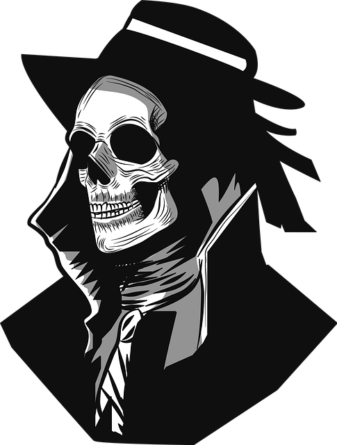 Free Skull Horror vector and picture