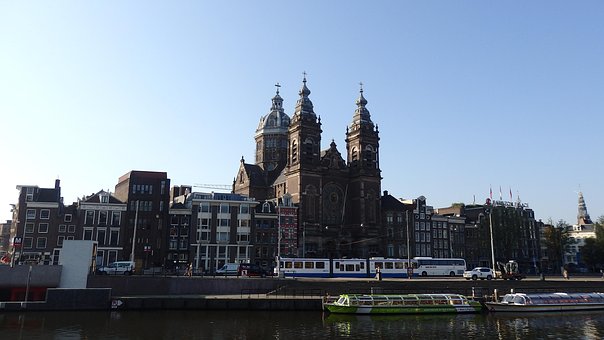 Amsterdam, Nederland, Holland, Kanaal