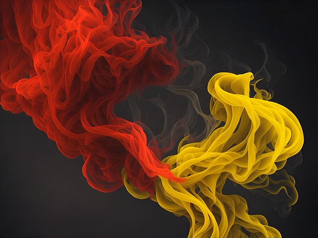 Free ai generated smoke fire illustration