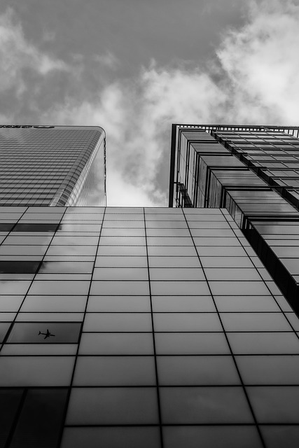 Skyskraber, Natur, Glas, Kontor