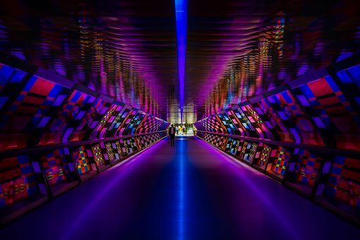 Tunnel, Futuristisk, Moderne, Arkitektur