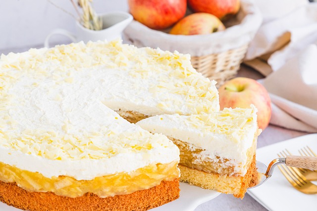 Torta De Maçã, Bolo De Maçã, Bolos