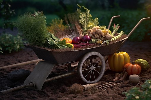 Free Ai Generated Vegetable Garden illustration and picture