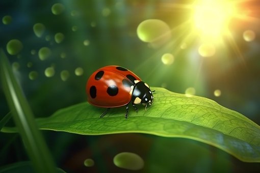 Free Ai Generated Ladybug illustration and picture