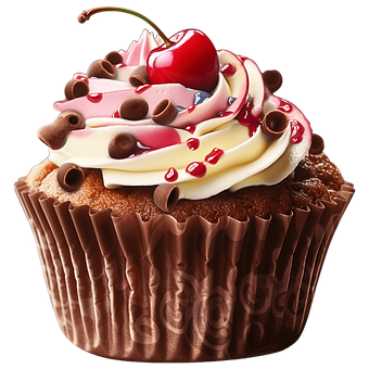 Free Ai Generated Cupcake illustration and picture