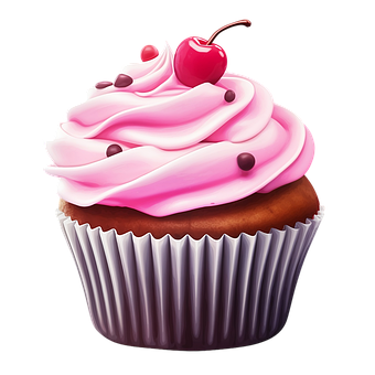Free Ai Generated Cupcake illustration and picture