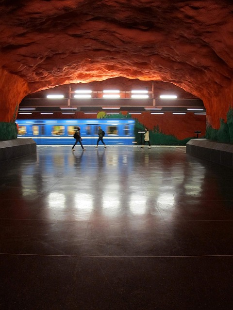 U-Bahn, Stockholm, Schweden, Transport