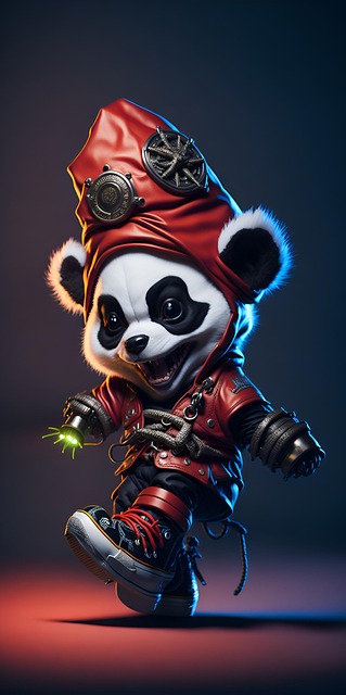 Ai Generované, Panda, Příroda, Ninja