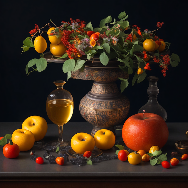 Still Life, Drawing, Oil Painting