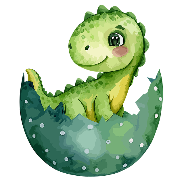 Free watercolor egg green illustration