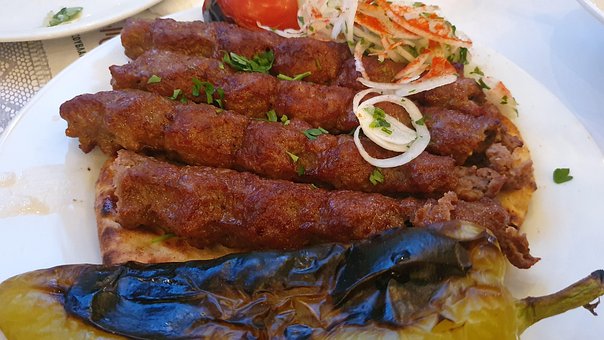 Churrasquinho, Grade, Comida