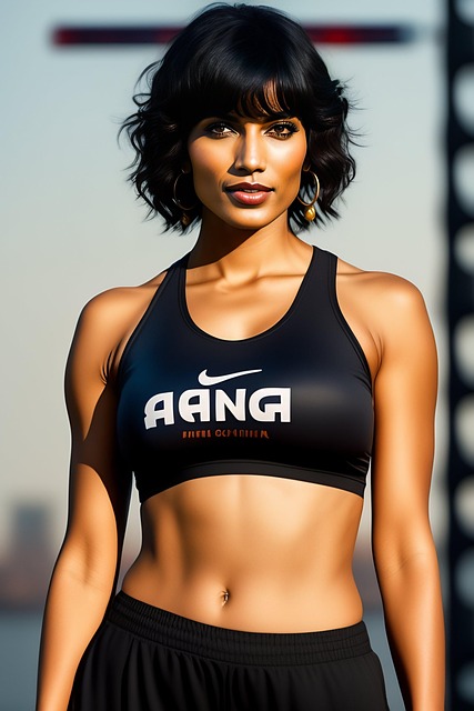 Free Fitness Girls Fitness illustration and picture