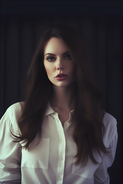 Mulher, Modelo, Ia Gerada, Minimalismo