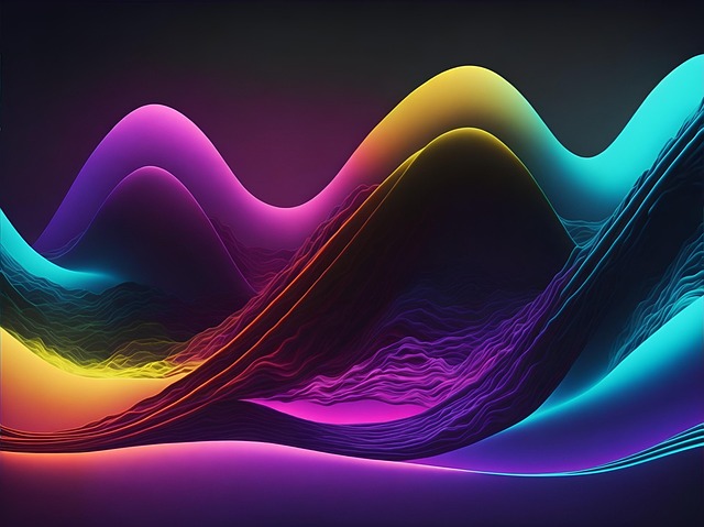 Free ai generated wave sound illustration