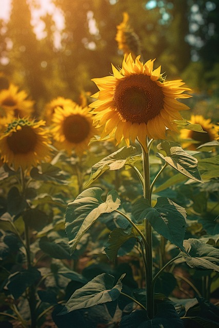 Free Field Flower Farm illustration and picture
