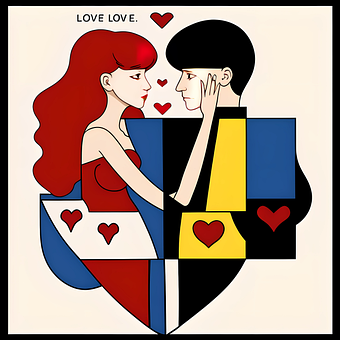 Mondrian, Kunst, Neoplastizismus, Liebe