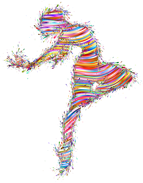 Free woman dancer dancing vector